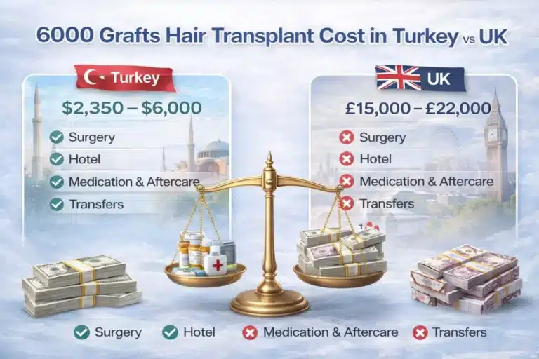 6000-Grafts-Hair-Transplant-Cost-In-Turkey-Vs-Uk-768X512 6000 Grafts Hair Transplant Turkey – Cost – Before And After Hair Restoration Excellence You Can Trust