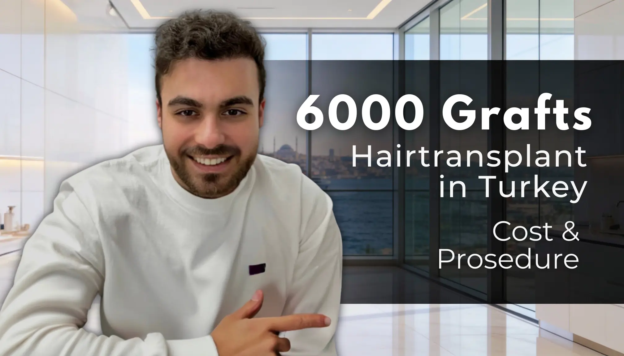 6000 Grafts Hair Transplant Turkey – Cost – Before and After