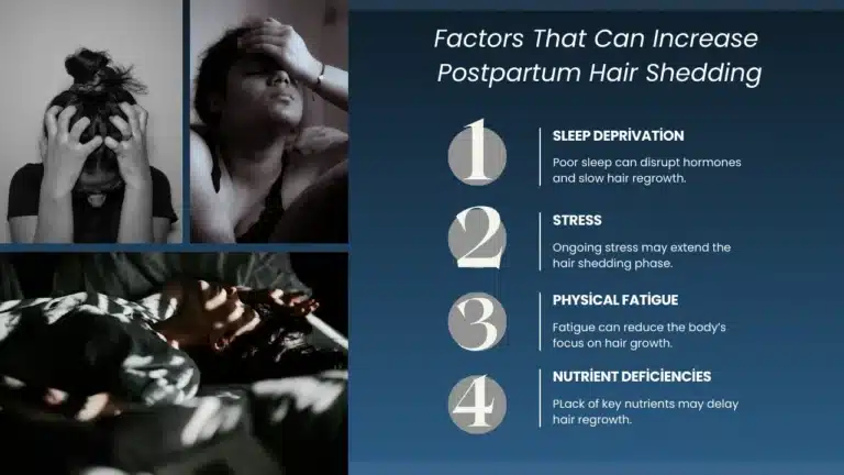 Common-Factors-That-Can-Worsen-Postpartum-Hair-Shedding-768X432 Postpartum Hair Loss Guide: Causes, Recovery And Healthy Regrowth Hair Restoration Excellence You Can Trust