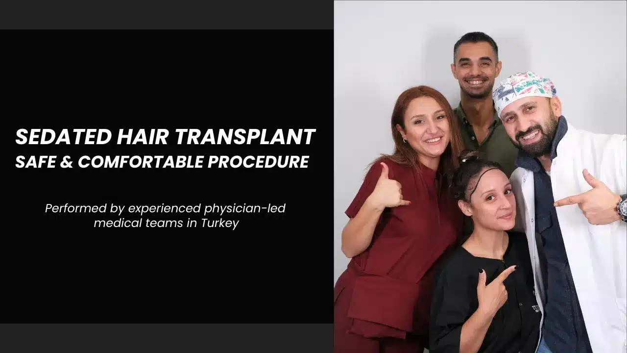Sedated Hair Transplant Procedure Work