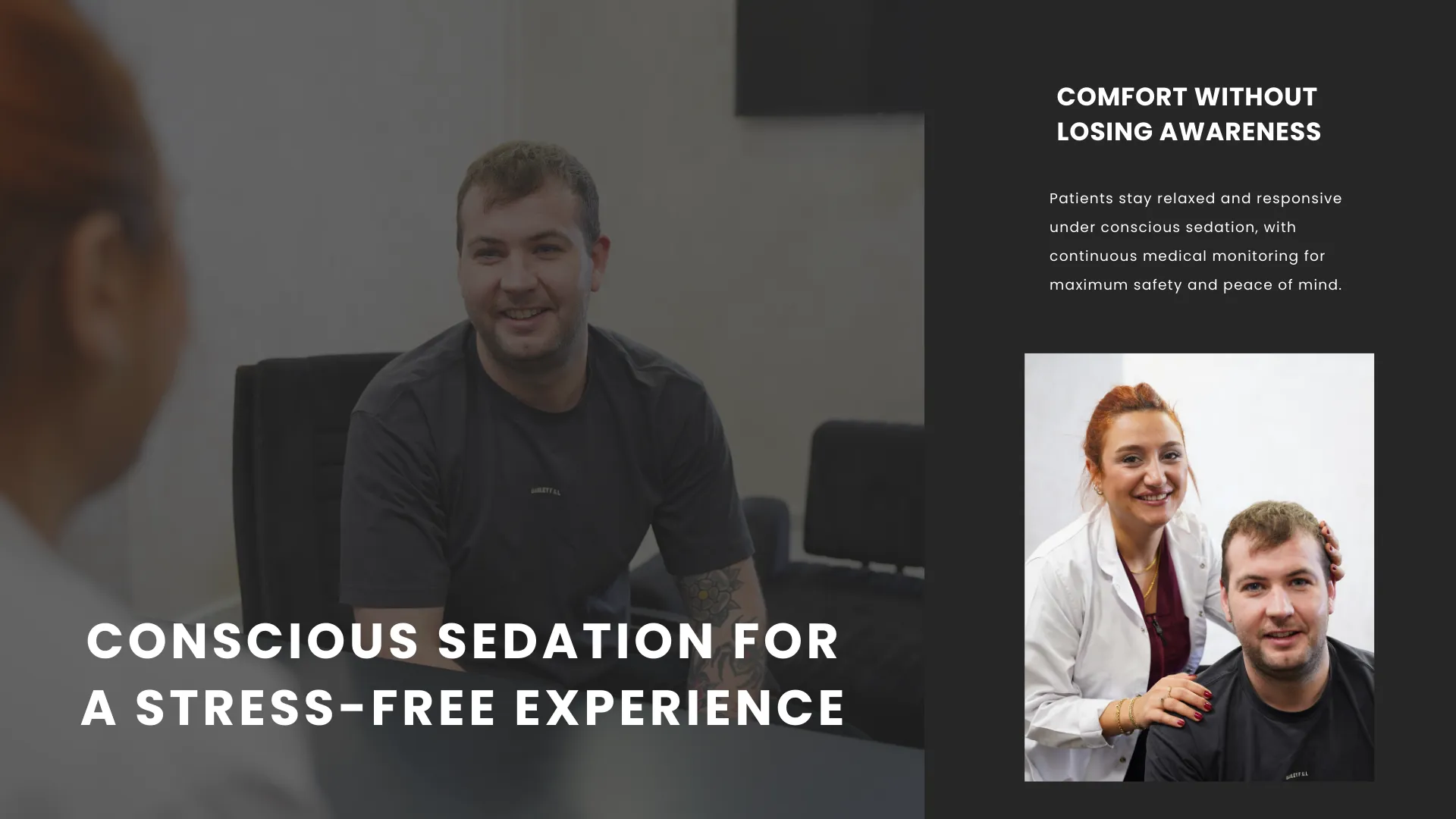 Sedated Hair Transplant For Stress